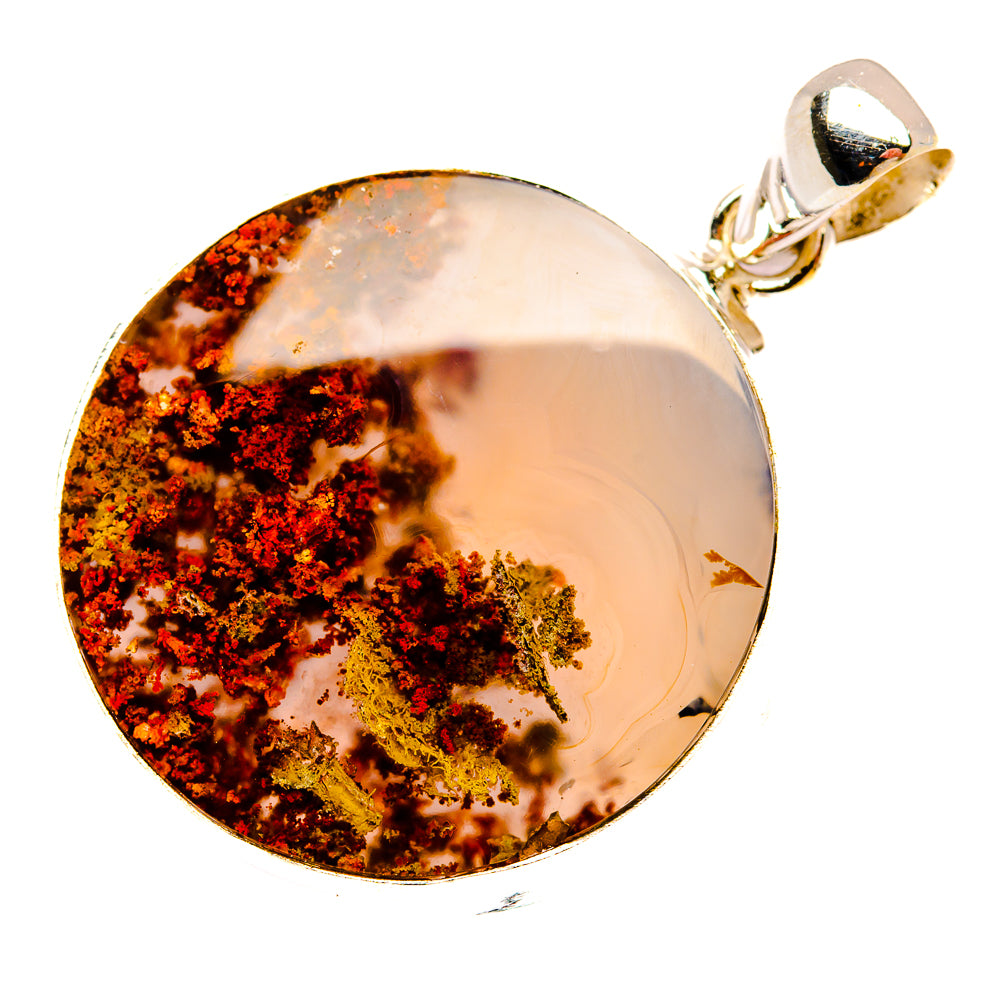 Indonesian Plume Agate Pendants handcrafted by Anasilvercos - PD33919 - Photo 2