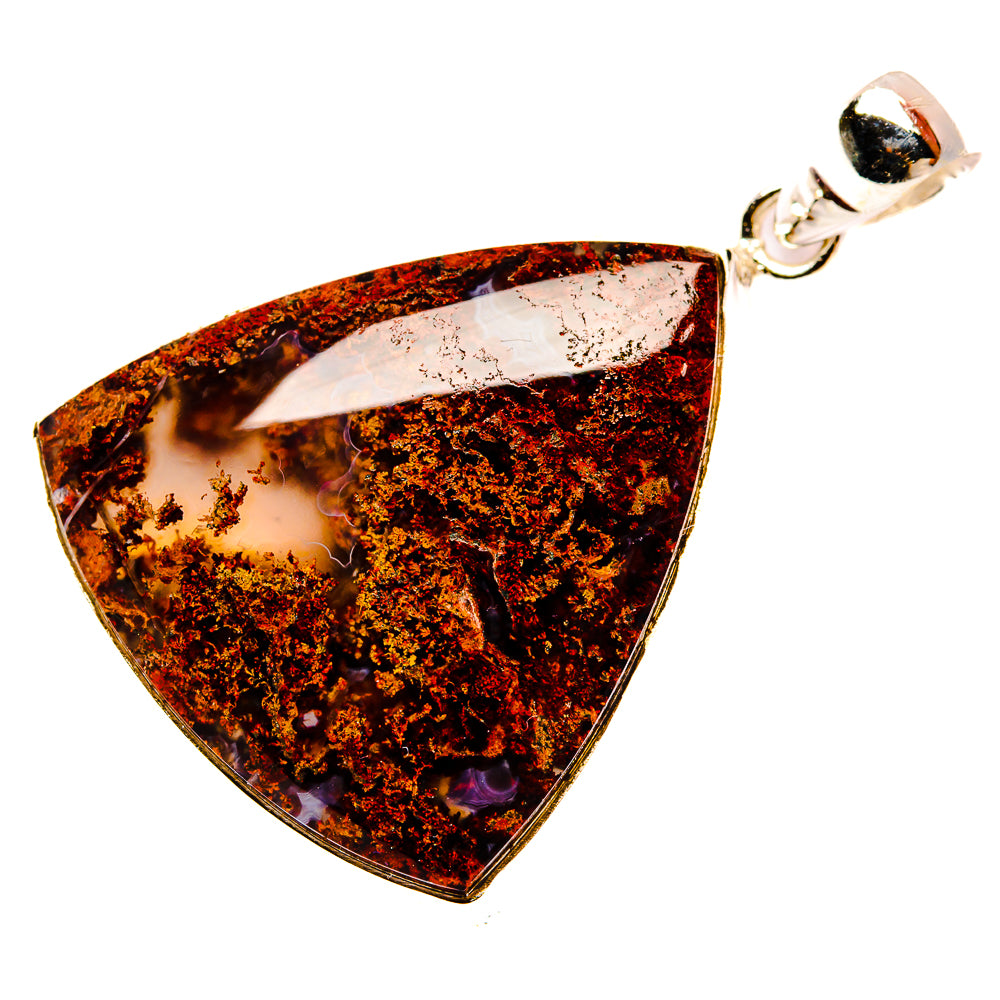 Indonesian Plume Agate Pendants handcrafted by Anasilvercos - PD33922 - Photo 2