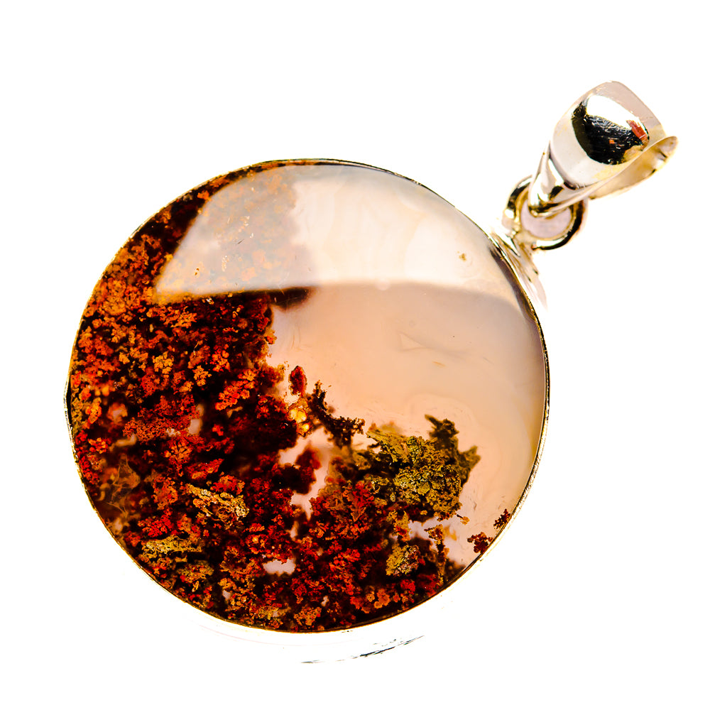 Indonesian Plume Agate Pendants handcrafted by Anasilvercos - PD33923 - Photo 2