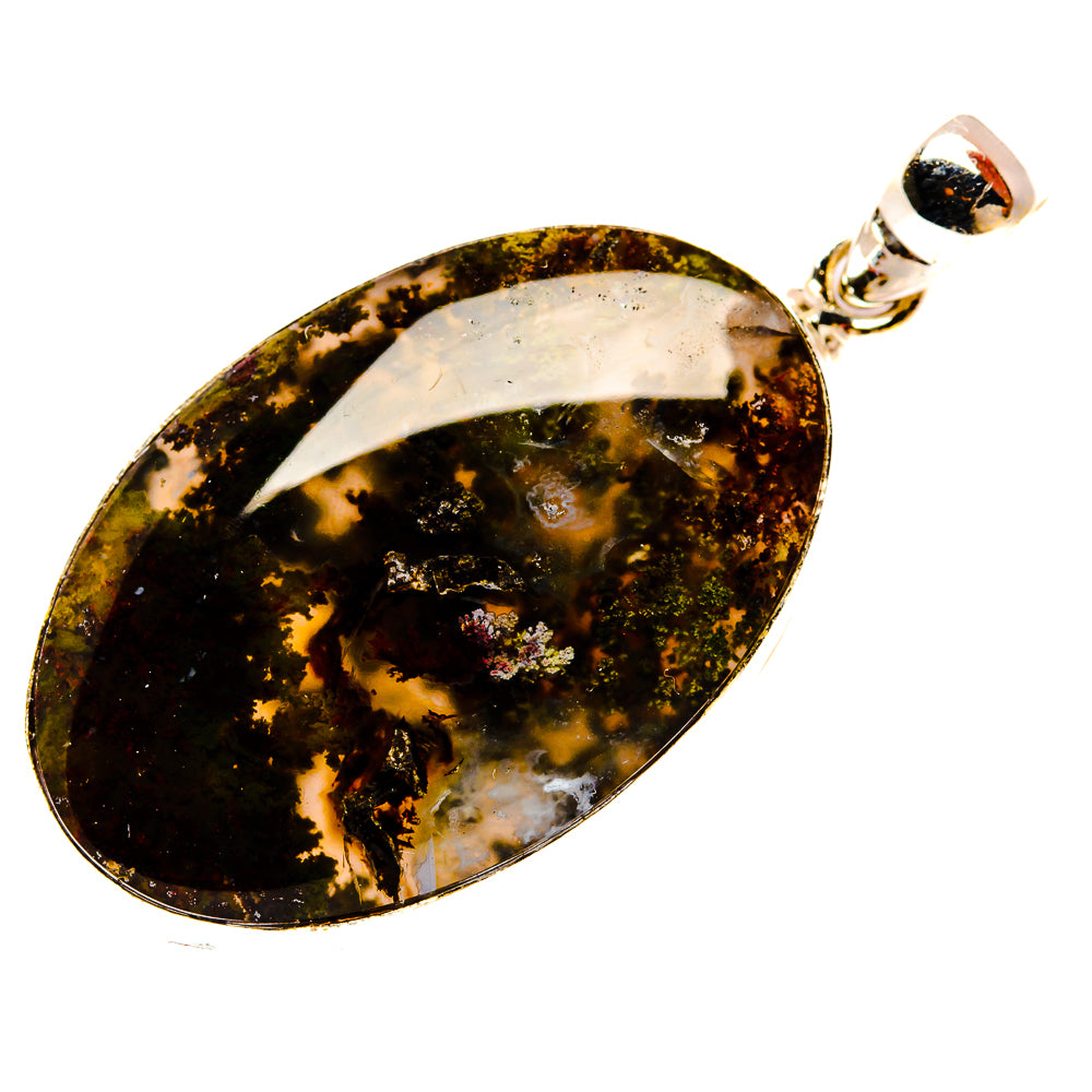 Indonesian Plume Agate Pendants handcrafted by Anasilvercos - PD33927 - Photo 2