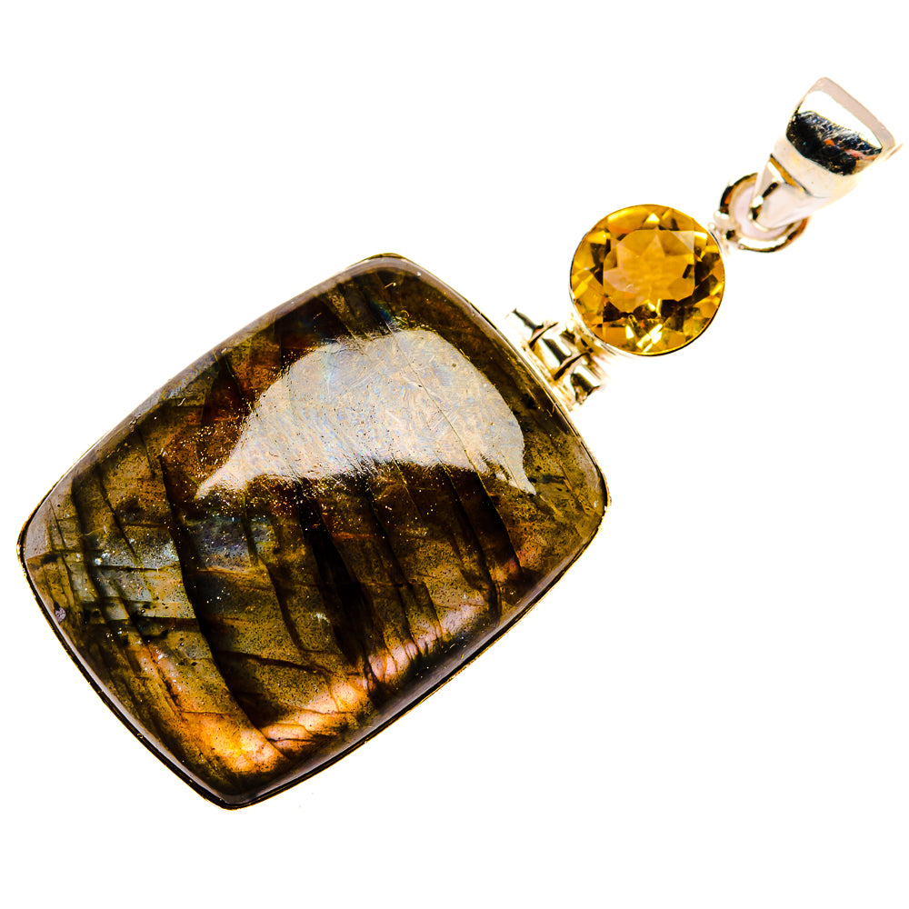 Labradorite Pendants handcrafted by Anasilvercos - PD33933 - Photo 2