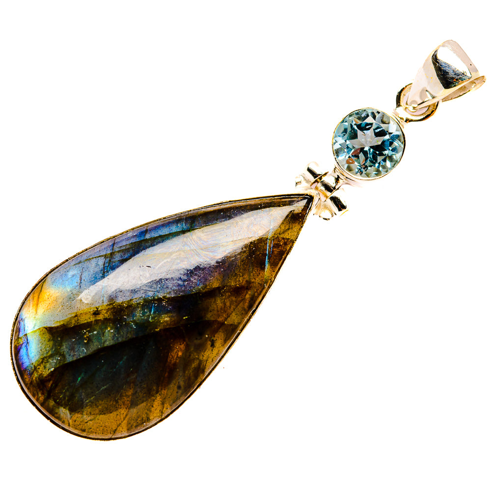 Labradorite Pendants handcrafted by Anasilvercos - PD33939 - Photo 2