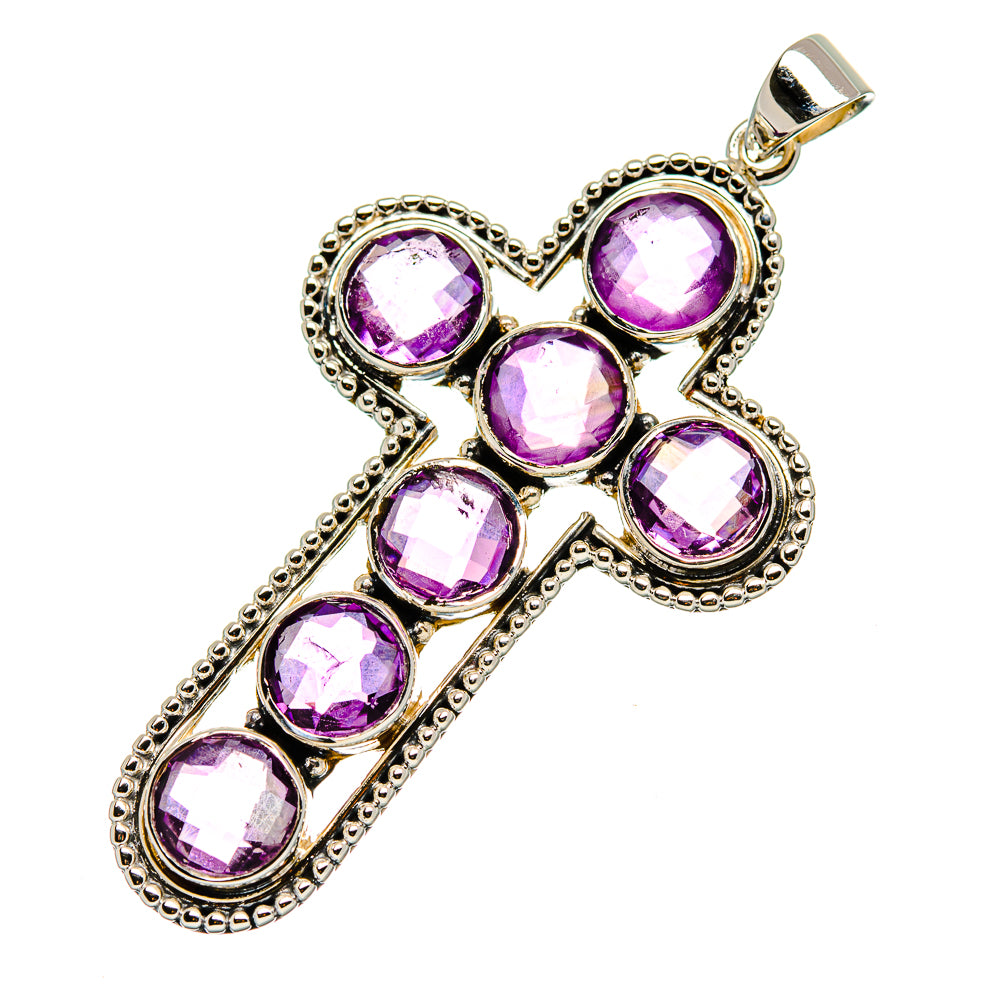 Amethyst Pendants handcrafted by Anasilvercos - PD33943 - Photo 2