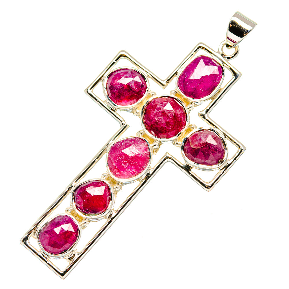 Pink Tourmaline Pendants handcrafted by Anasilvercos - PD33946 - Photo 2