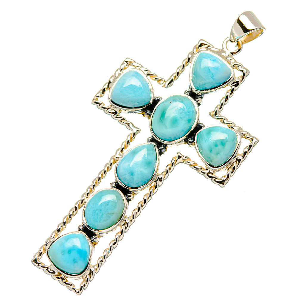 Larimar Pendants handcrafted by Anasilvercos - PD33958 - Photo 2