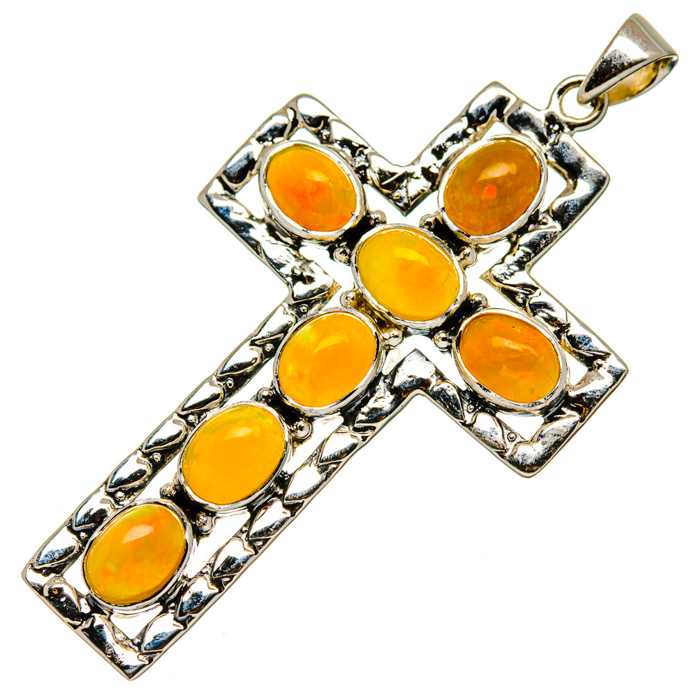 Ethiopian Opal Pendants handcrafted by Anasilvercos - PD33960 - Photo 2
