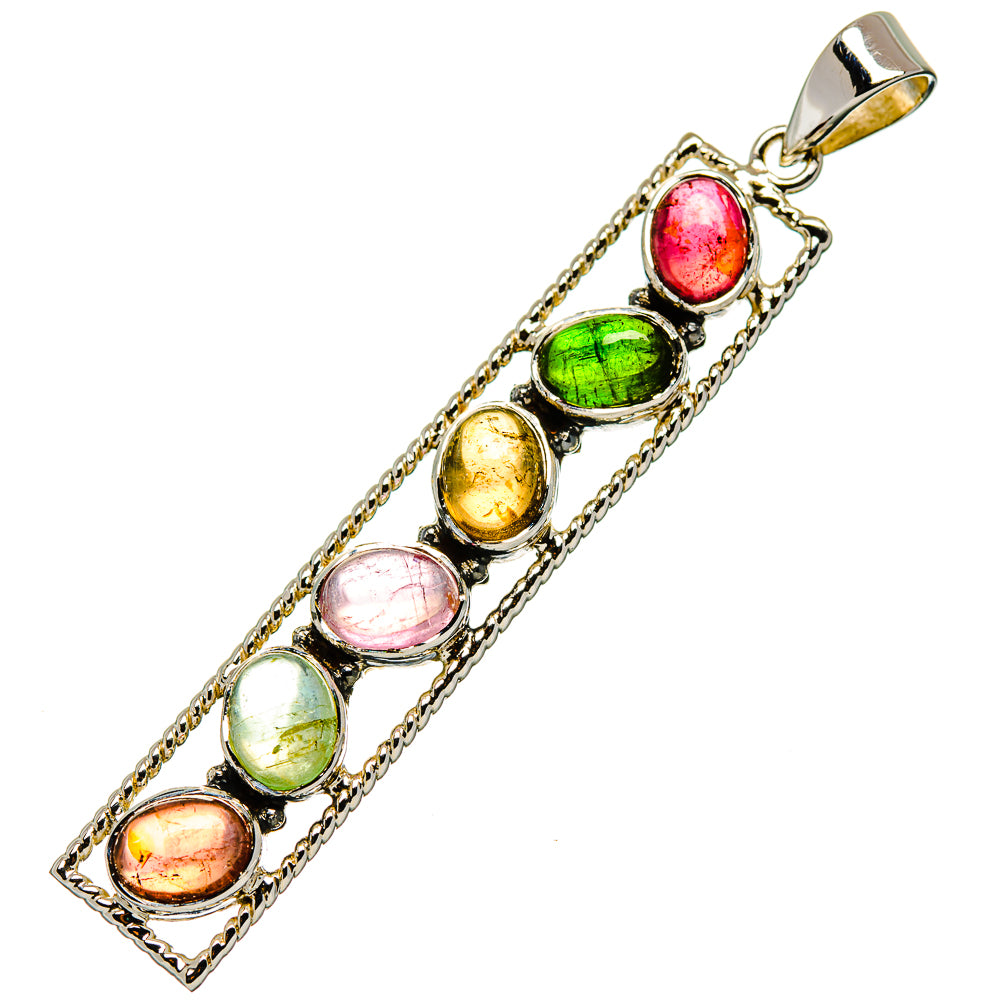 Tourmaline Pendants handcrafted by Anasilvercos - PD33967 - Photo 2