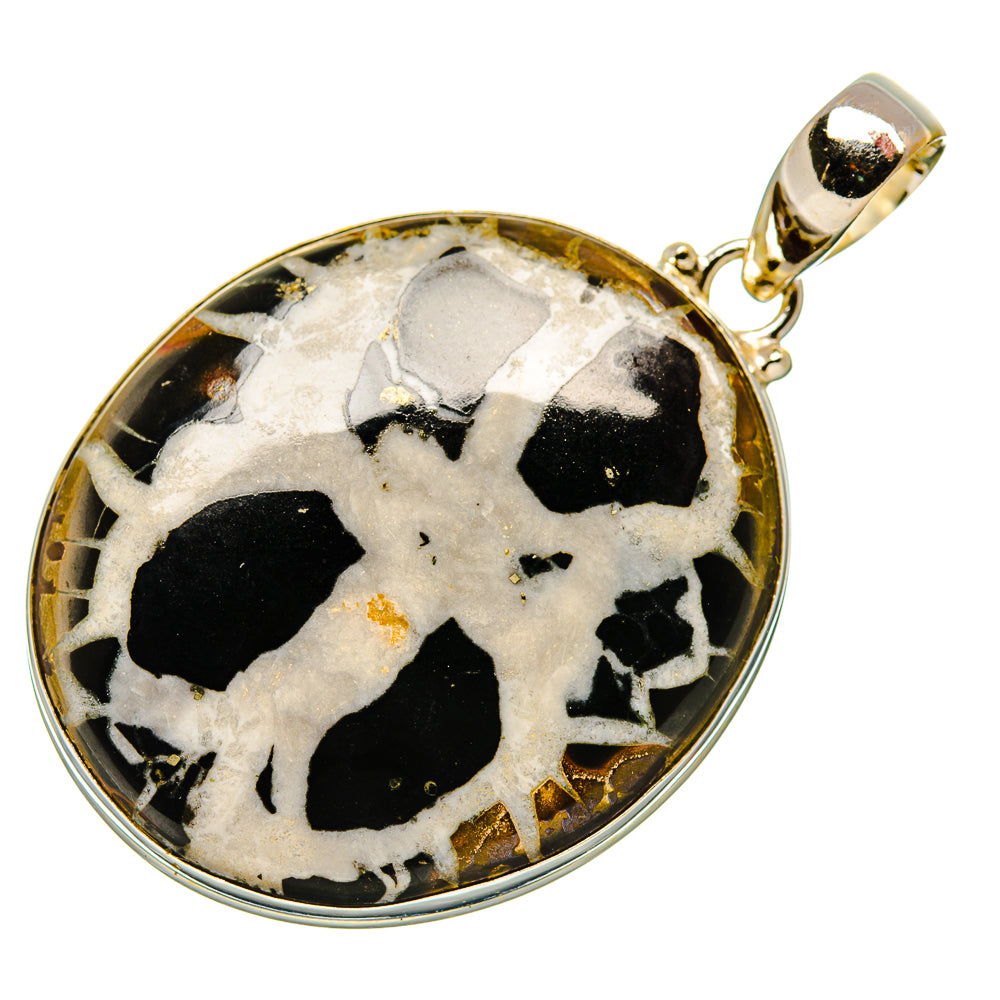 Septarian Geode Pendants handcrafted by Anasilvercos - PD33986 - Photo 2