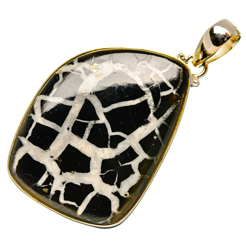 Septarian Geode Pendants handcrafted by Anasilvercos - PD33987 - Photo 2