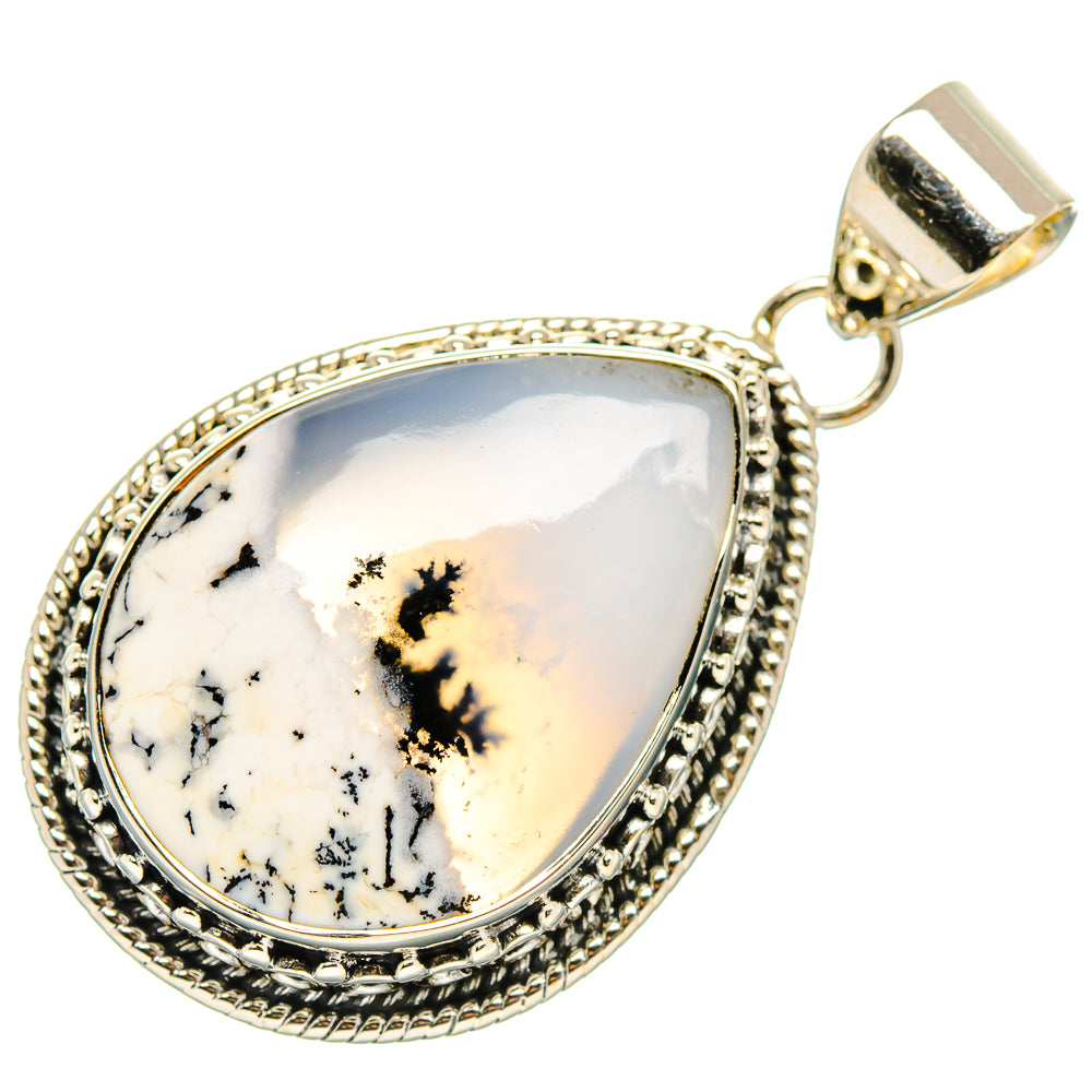 Dendritic Opal Pendants handcrafted by Anasilvercos - PD33994 - Photo 2