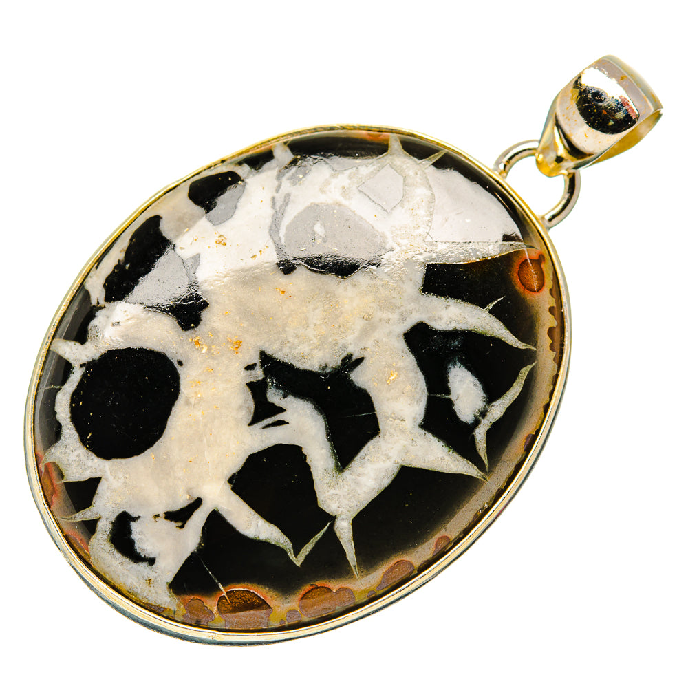 Septarian Geode Pendants handcrafted by Anasilvercos - PD33995 - Photo 2