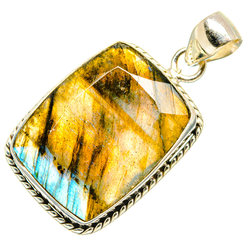Labradorite Pendants handcrafted by Anasilvercos - PD34003 - Photo 2