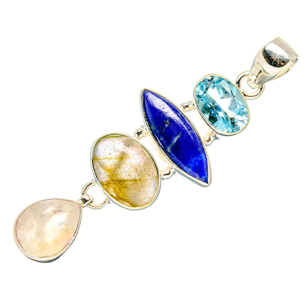 Labradorite Pendants handcrafted by Anasilvercos - PD34009 - Photo 2