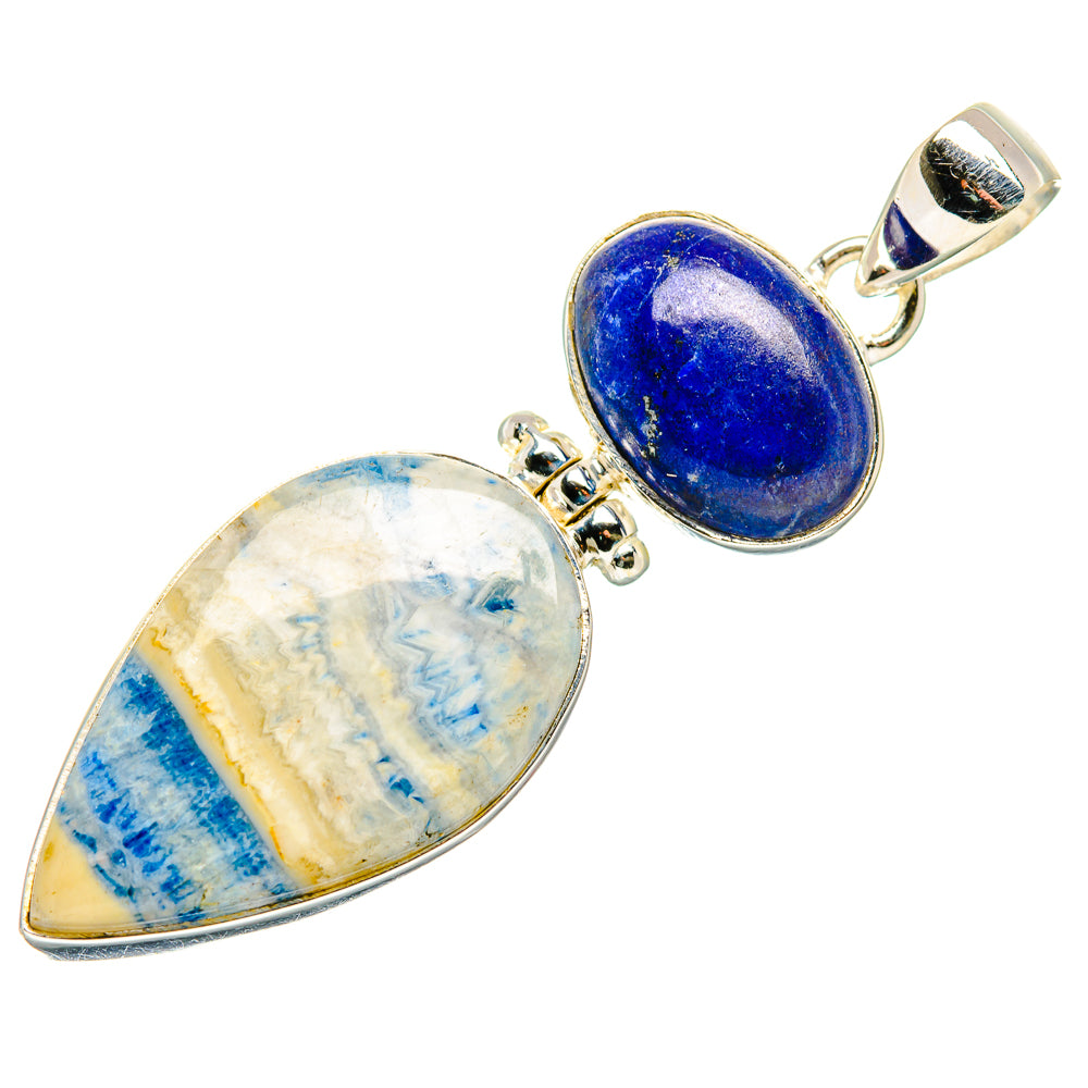 Blue Scheelite Pendants handcrafted by Anasilvercos - PD34011 - Photo 2