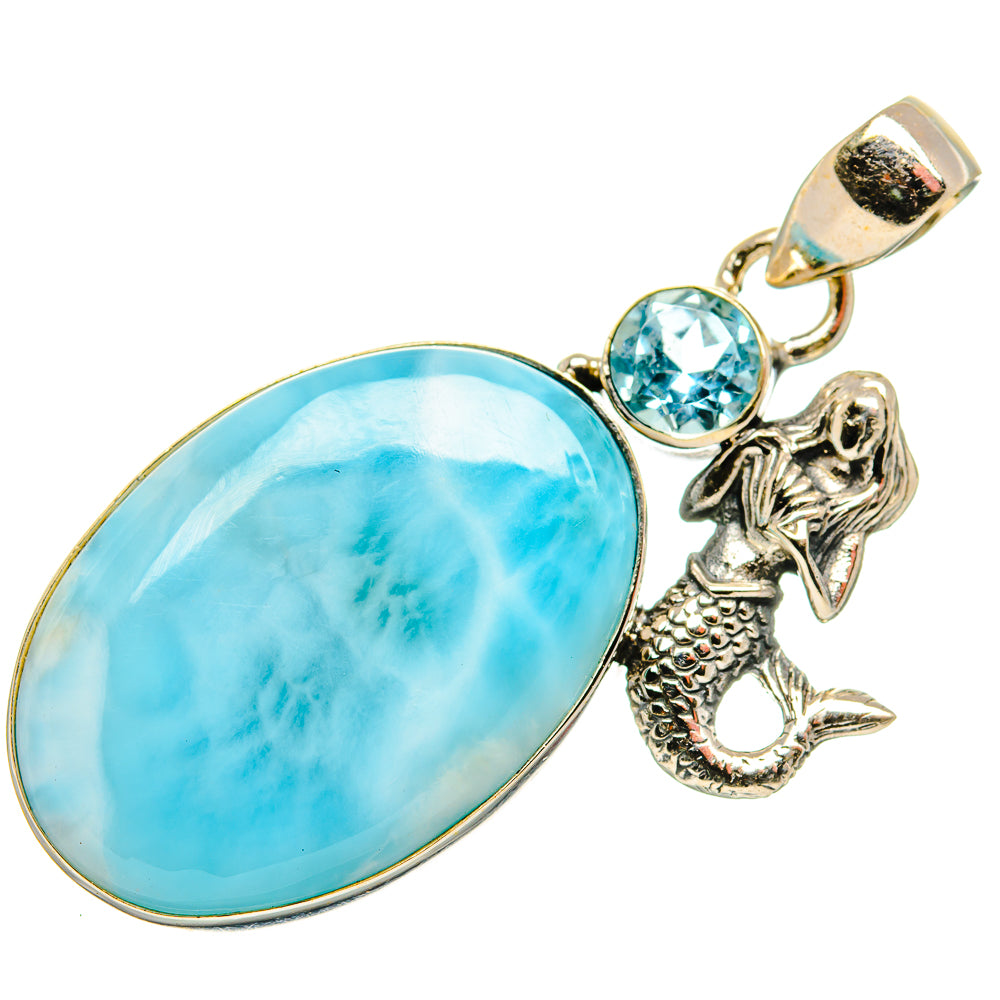 Larimar Pendants handcrafted by Anasilvercos - PD34012 - Photo 2