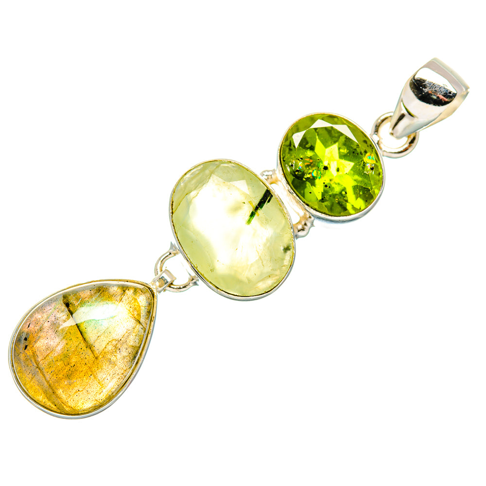 Labradorite Pendants handcrafted by Anasilvercos - PD34016 - Photo 2