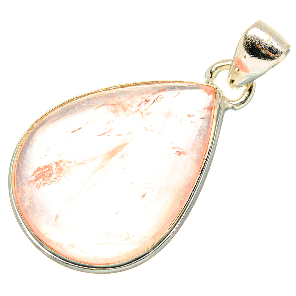 Rose Quartz Pendants handcrafted by Anasilvercos - PD34024 - Photo 2