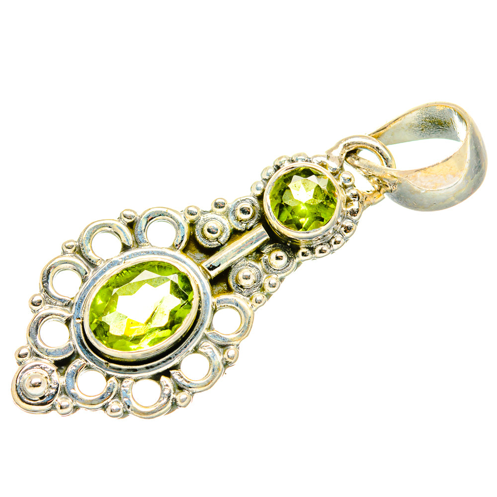 Peridot Pendants handcrafted by Anasilvercos - PD34026 - Photo 2