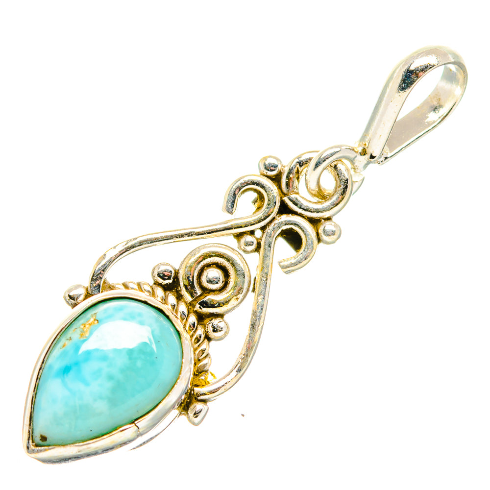Larimar Pendants handcrafted by Anasilvercos - PD34027 - Photo 2