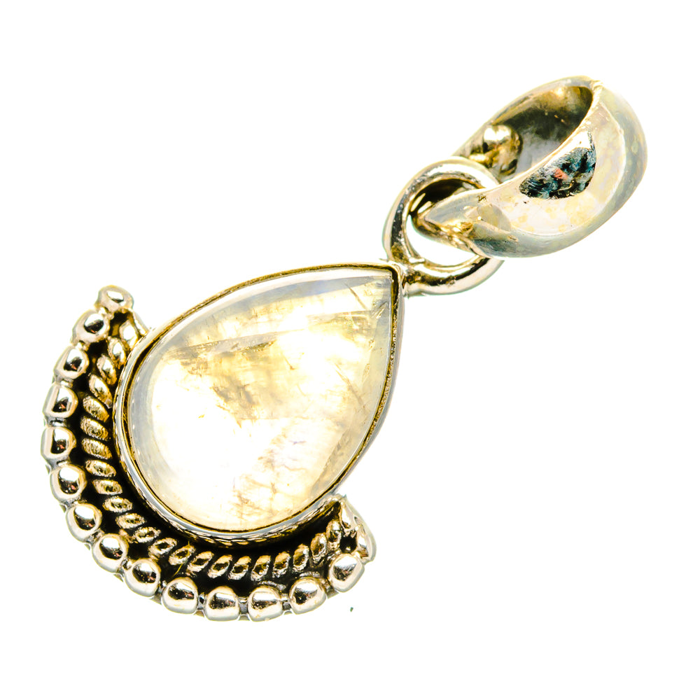 Rainbow Moonstone Pendants handcrafted by Anasilvercos - PD34028 - Photo 2
