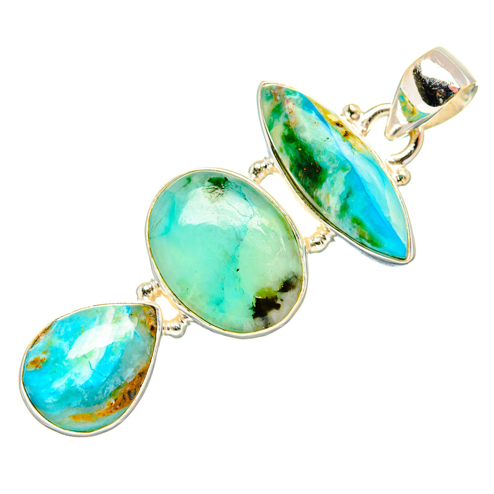 Peruvian Opal Pendants handcrafted by Anasilvercos - PD34036 - Photo 2