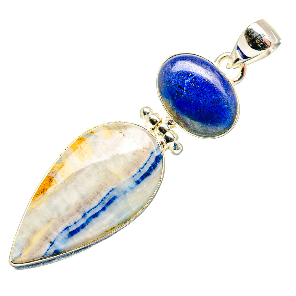 Blue Scheelite Pendants handcrafted by Anasilvercos - PD34039 - Photo 2