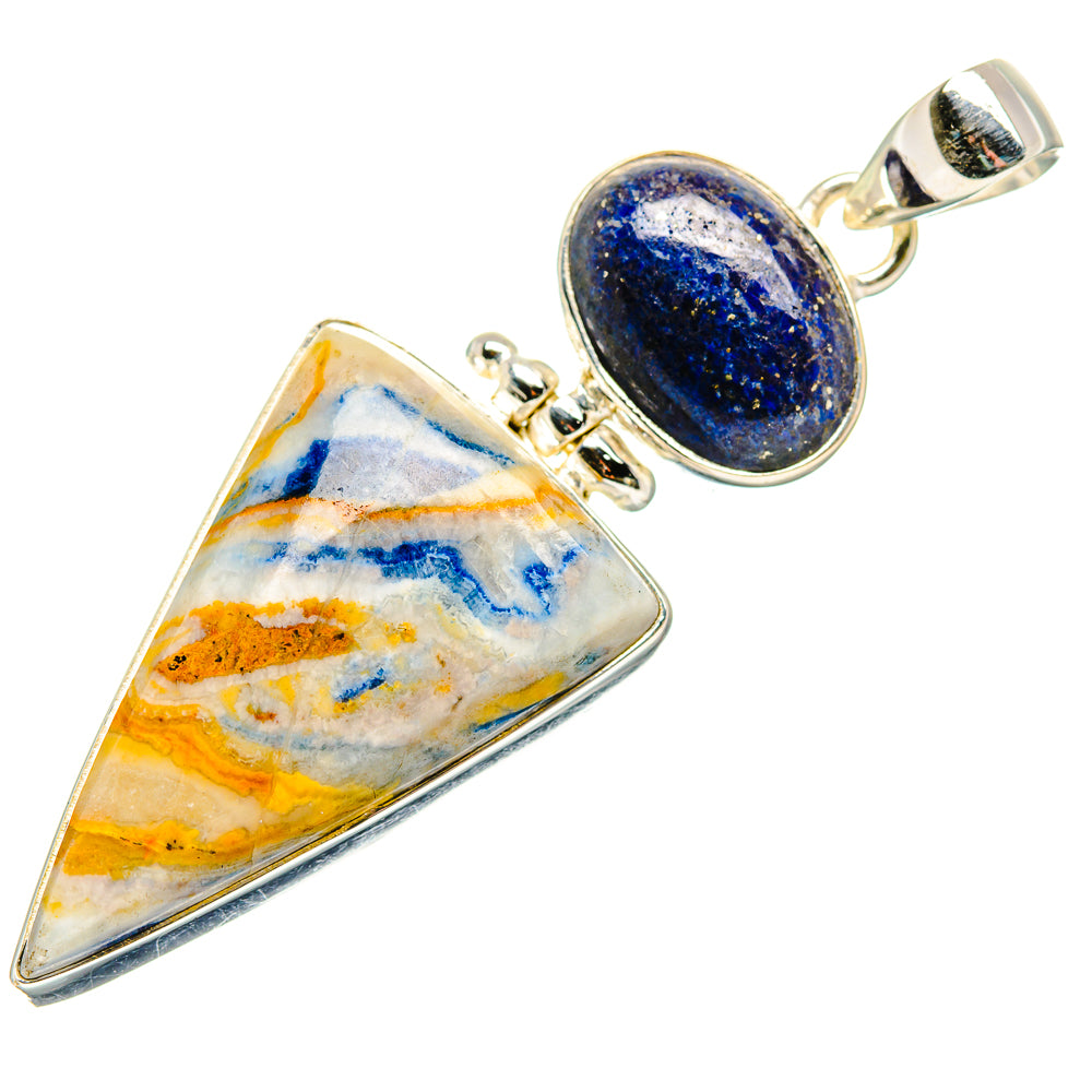 Blue Scheelite Pendants handcrafted by Anasilvercos - PD34048 - Photo 2