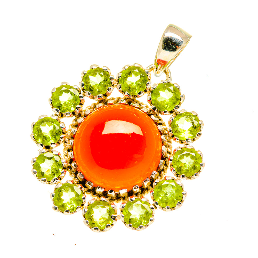 Red Onyx Pendants handcrafted by Anasilvercos - PD3405