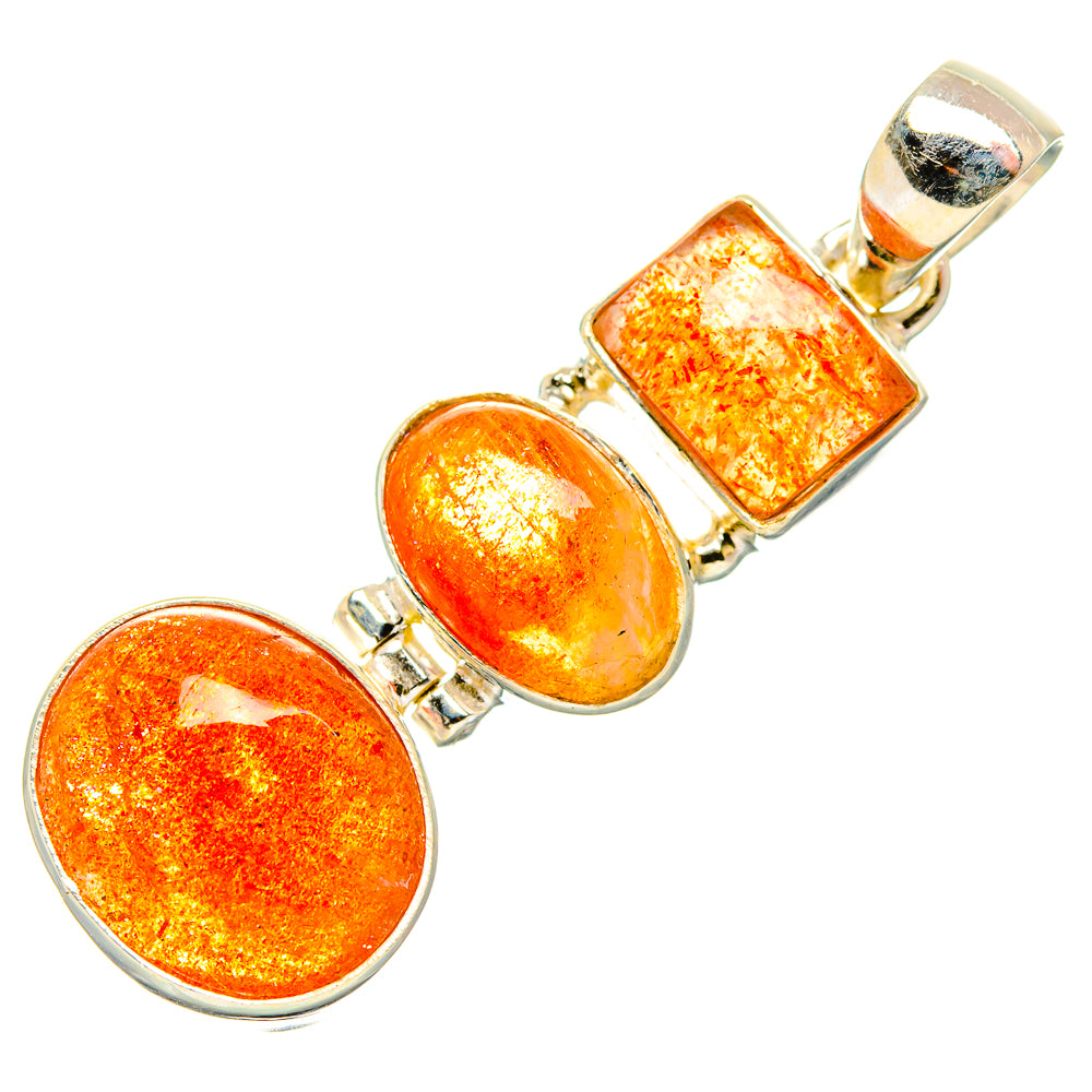 Sunstone Pendants handcrafted by Anasilvercos - PD34060 - Photo 2