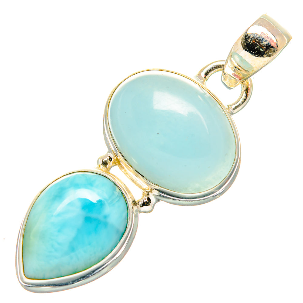 Aquamarine Pendants handcrafted by Anasilvercos - PD34061 - Photo 2