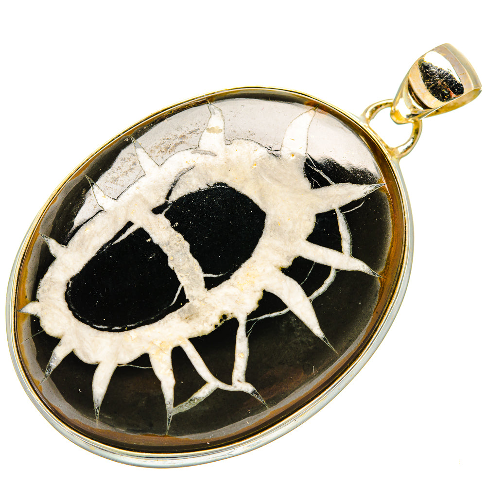 Septarian Geode Pendants handcrafted by Anasilvercos - PD34080 - Photo 2