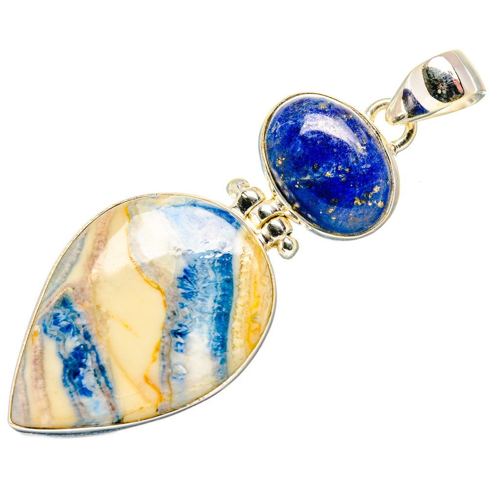 Blue Scheelite Pendants handcrafted by Anasilvercos - PD34093 - Photo 2