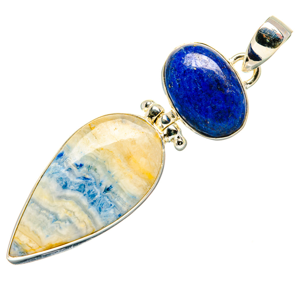 Blue Scheelite Pendants handcrafted by Anasilvercos - PD34095 - Photo 2