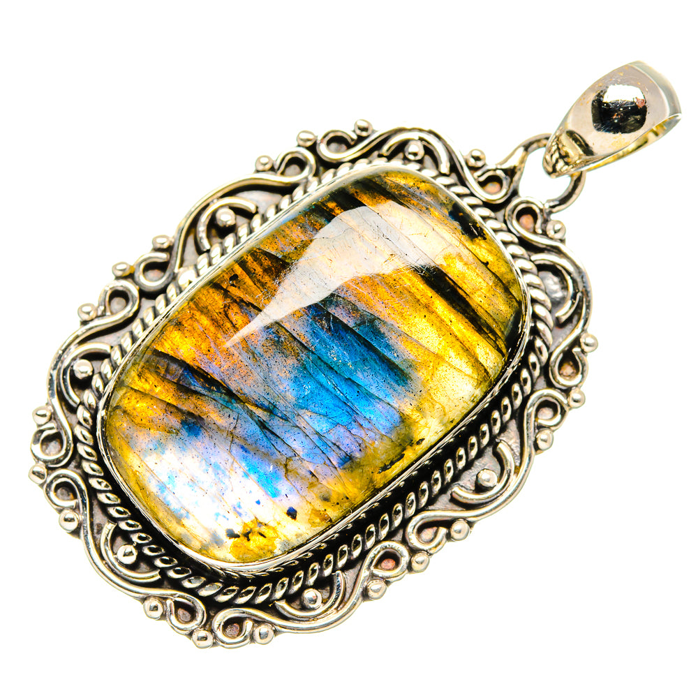 Labradorite Pendants handcrafted by Anasilvercos - PD34098 - Photo 2