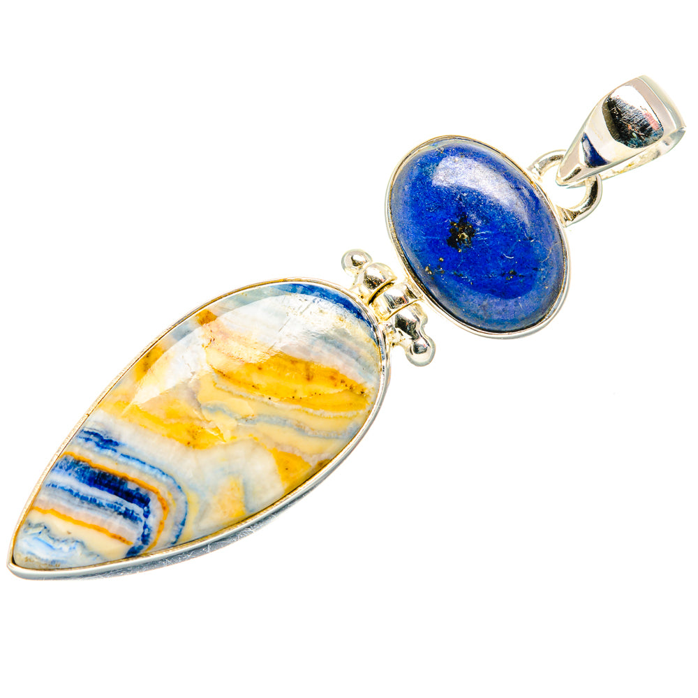 Blue Scheelite Pendants handcrafted by Anasilvercos - PD34101 - Photo 2