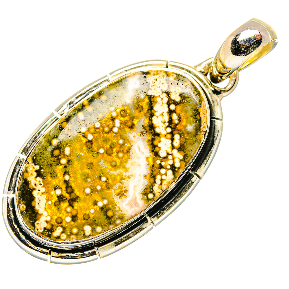 Ocean Jasper Pendants handcrafted by Anasilvercos - PD34102 - Photo 2