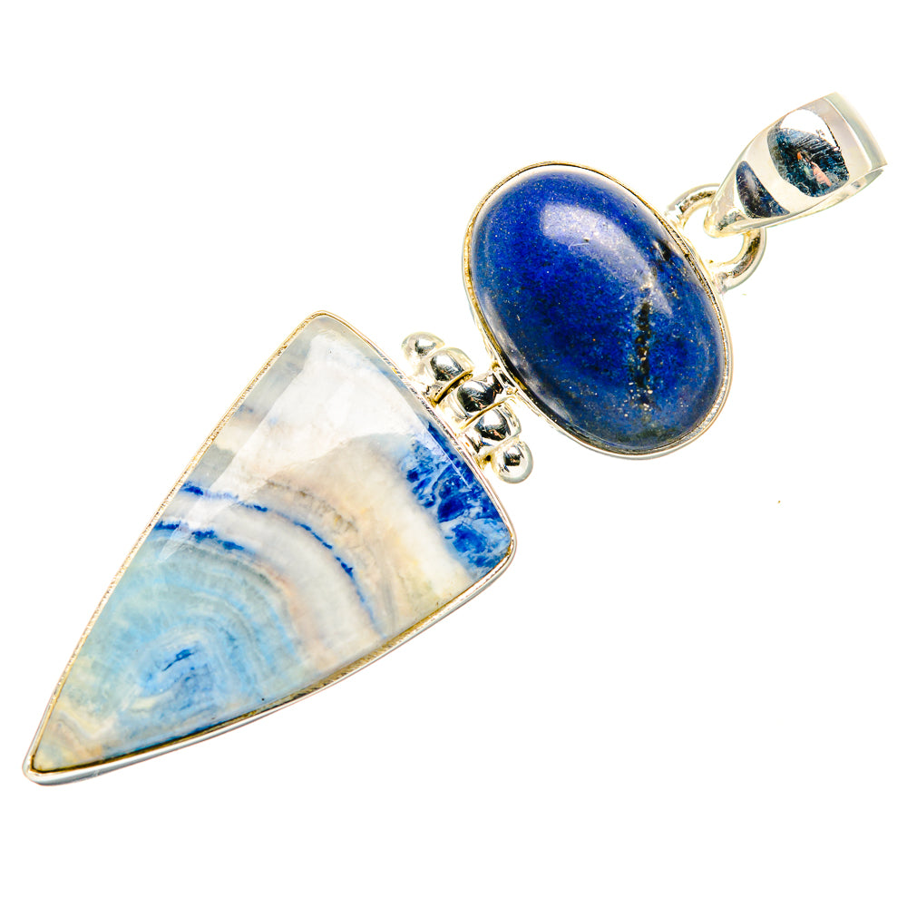 Blue Scheelite Pendants handcrafted by Anasilvercos - PD34122 - Photo 2
