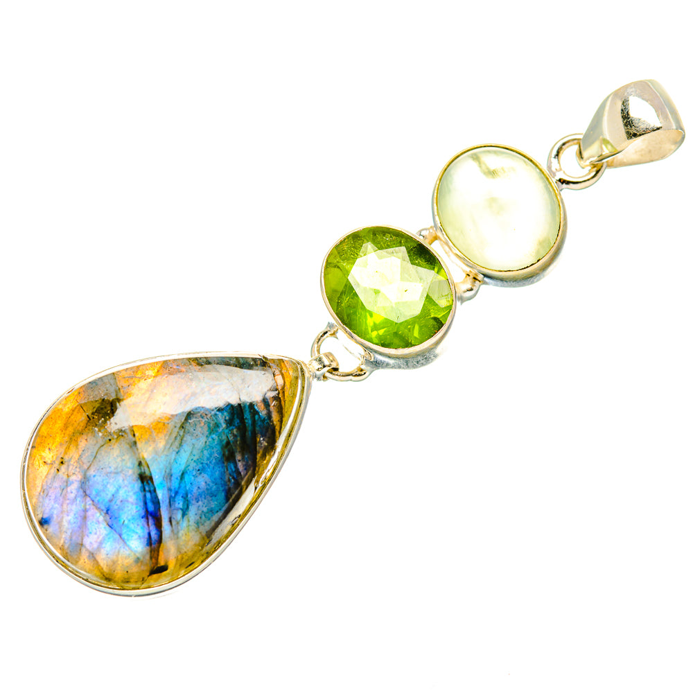 Labradorite Pendants handcrafted by Anasilvercos - PD34134 - Photo 2