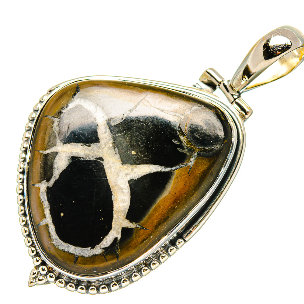 Septarian Geode Pendants handcrafted by Anasilvercos - PD34138 - Photo 2