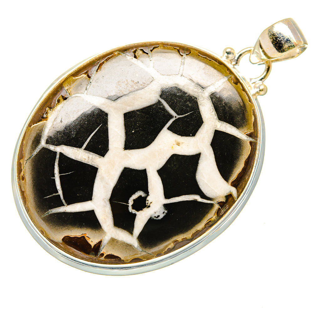 Septarian Geode Pendants handcrafted by Anasilvercos - PD34158 - Photo 2