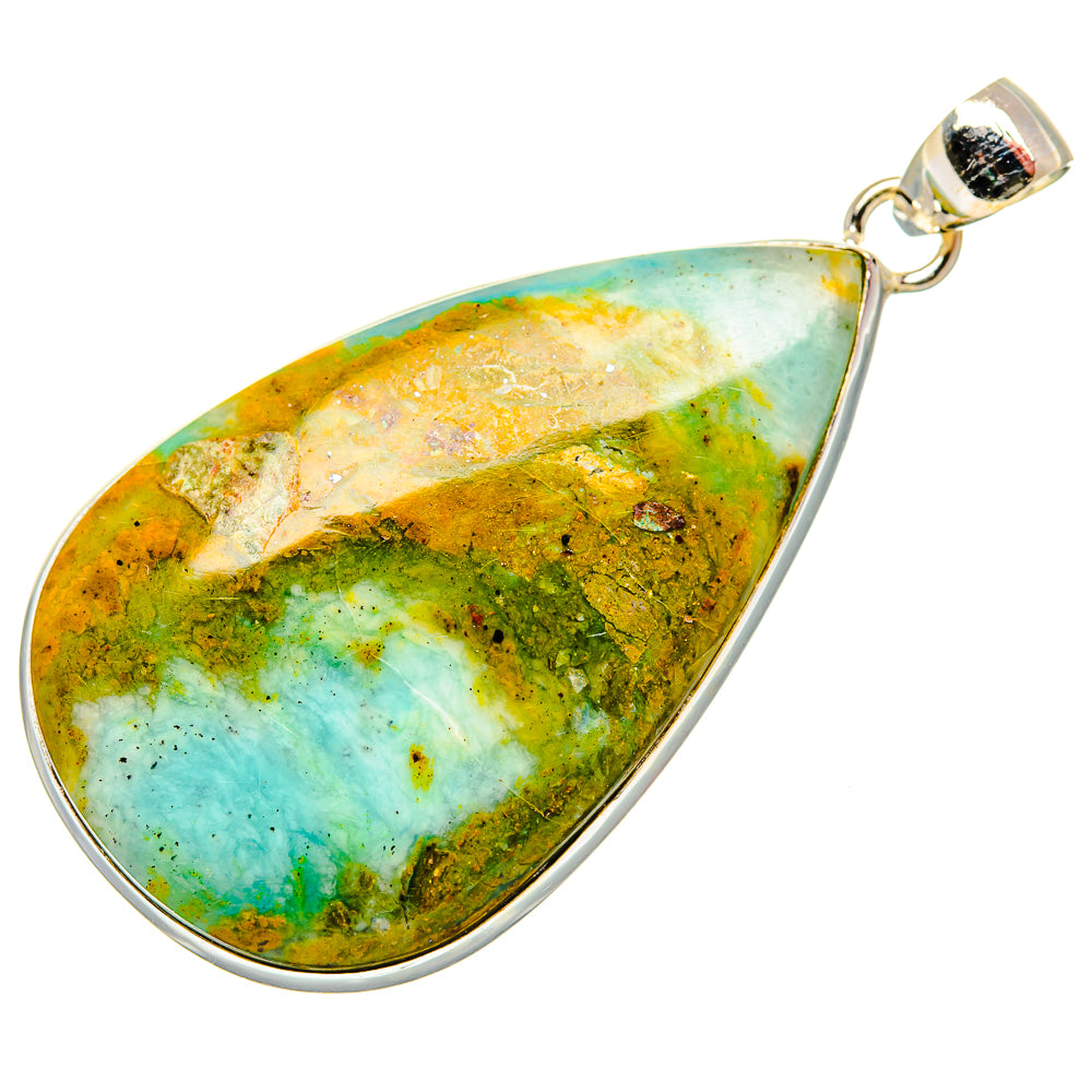 Peruvian Opal Pendants handcrafted by Anasilvercos - PD34159 - Photo 2