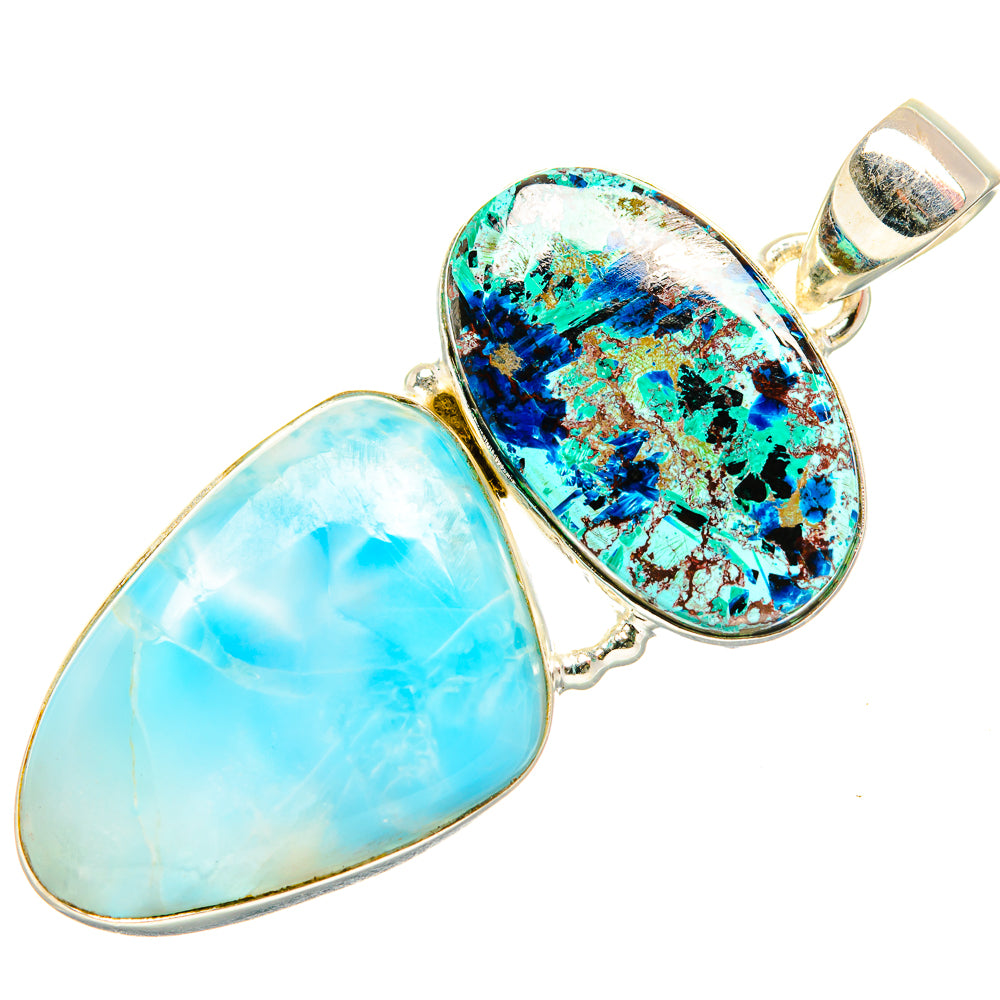 Larimar Pendants handcrafted by Anasilvercos - PD34169 - Photo 2