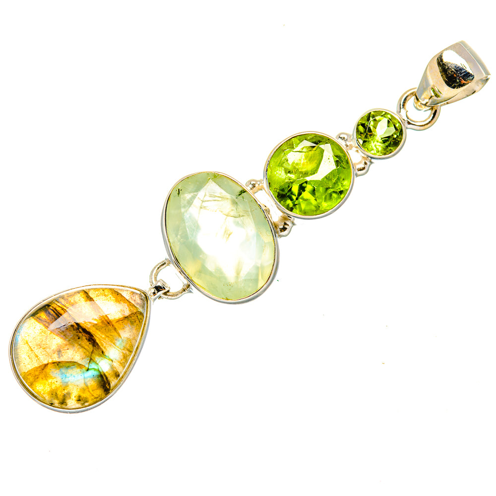 Labradorite Pendants handcrafted by Anasilvercos - PD34178 - Photo 2
