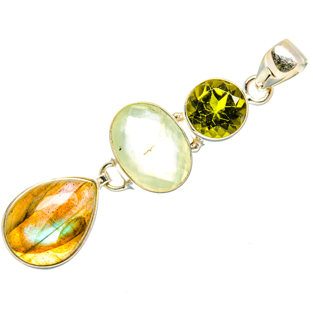 Labradorite Pendants handcrafted by Anasilvercos - PD34184 - Photo 2
