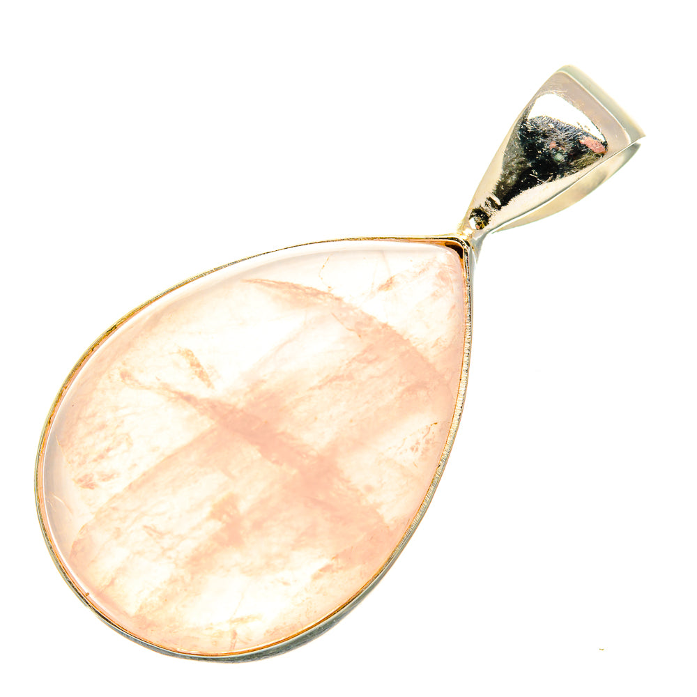 Rose Quartz Pendants handcrafted by Anasilvercos - PD34189 - Photo 2