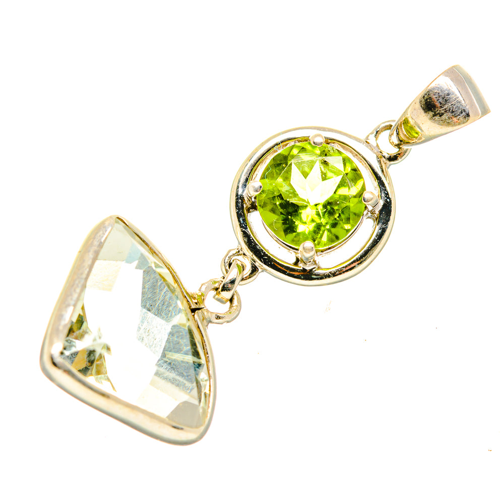 Green Amethyst Pendants handcrafted by Anasilvercos - PD34210 - Photo 2