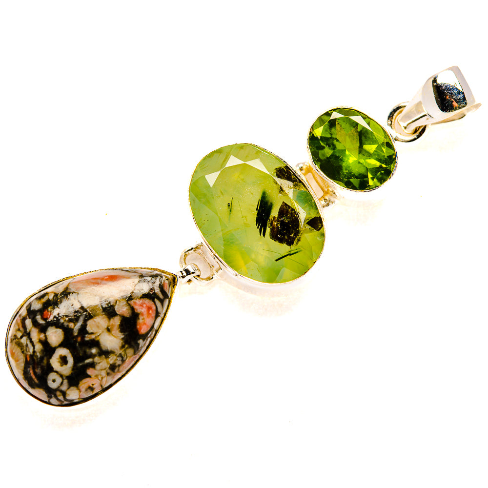 Crinoid Fossil Pendants handcrafted by Anasilvercos - PD34243 - Photo 2