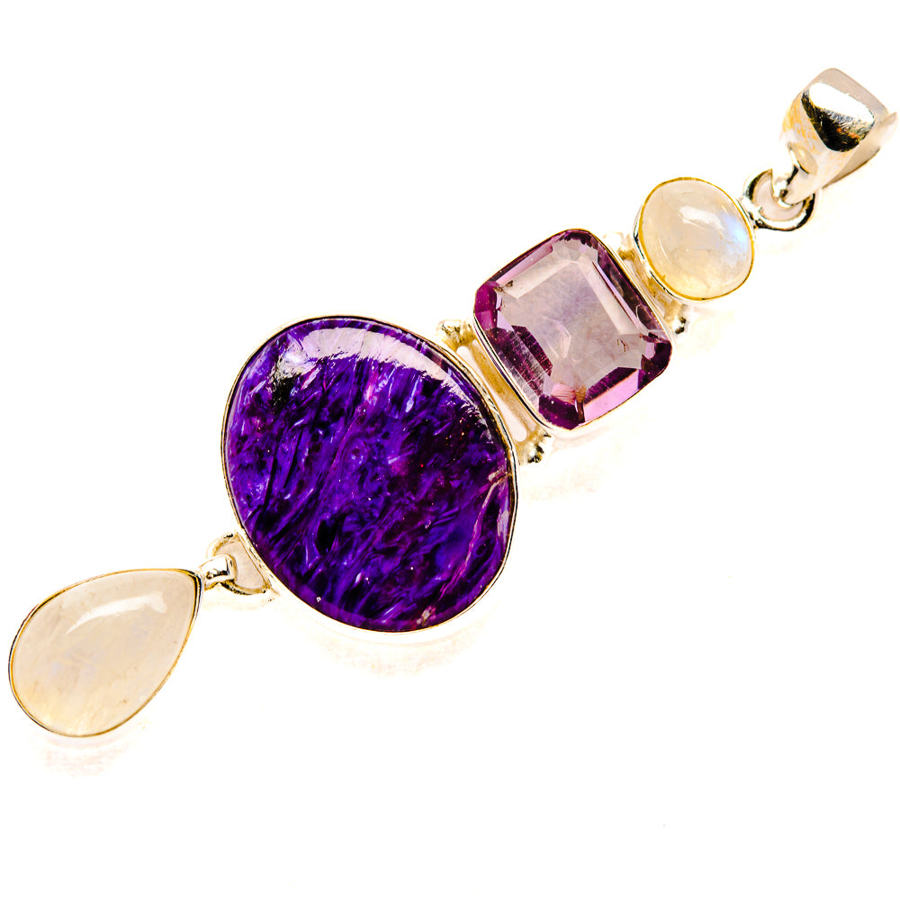 Charoite Pendants handcrafted by Anasilvercos - PD34248 - Photo 2
