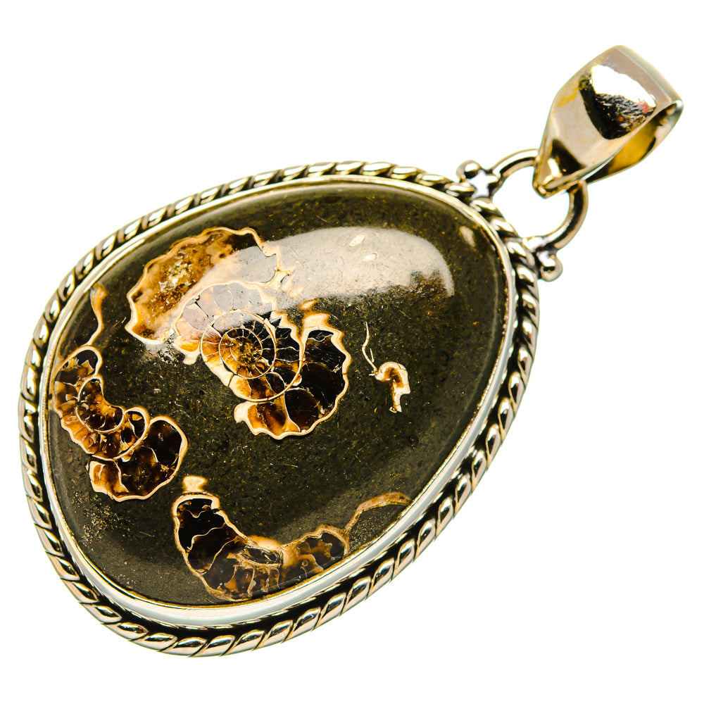 Turritella Agate Pendants handcrafted by Anasilvercos - PD34275 - Photo 2