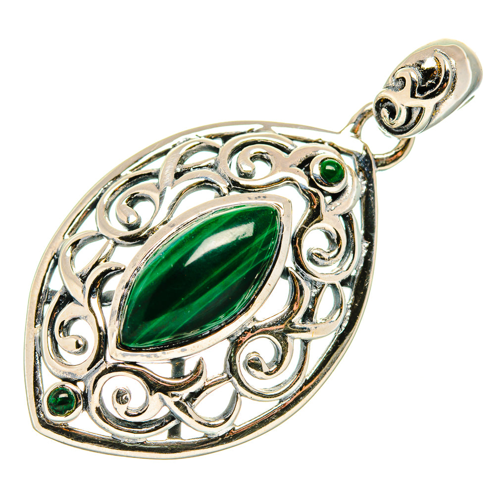 Malachite Pendants handcrafted by Anasilvercos - PD34294 - Photo 2